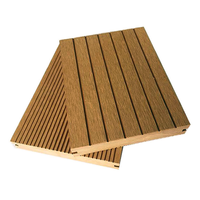 Planches de terrasse en WPC rainurées pour extérieur, jardin, piscine, terrasse en composite bois-plastique