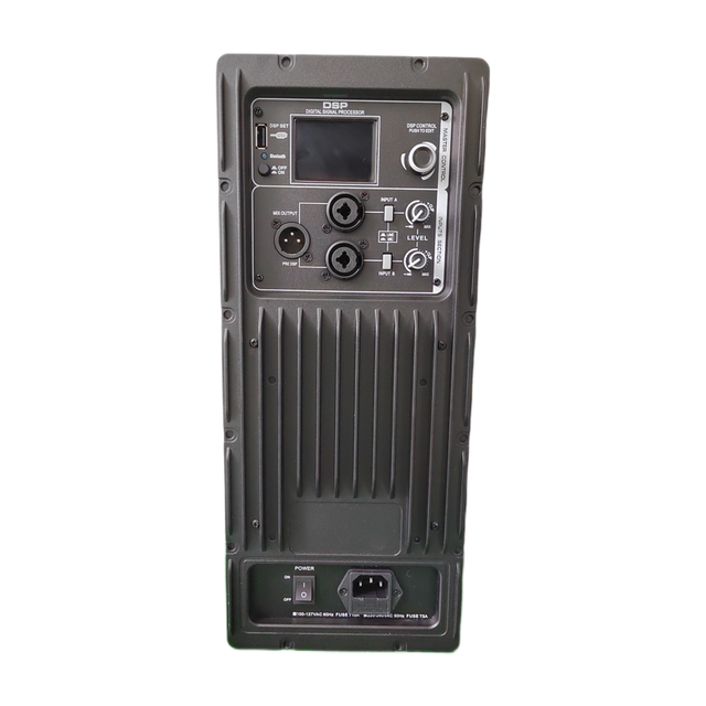High Efficiency DSP Class D Power Amplifier Module Big Color LCD Display Screen Pro Audio Equipment High Quality Metal Speakers