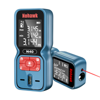 Nohawk Mini télémètre Laser portable outil de mesure de la Distance Laser avec LCD rétro-éclairé télémètre Laser numérique