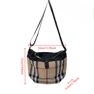 Sacs à bandoulière légers à carreaux pour femmes, sac d'école, sac à bandoulière de créateur pour hommes, sacs en coton, sac de voyage pour sports de plein air - Product Image 2