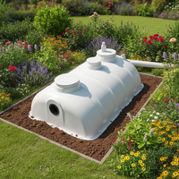 Citerne septique en SMC moulé FRP 500L avec service de découpe sur mesure pour le stockage des eaux usées agricoles et filtration