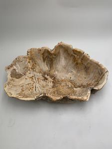 Vase en bois pétrifié naturel artisanal jusqu'à 40 cm, décoration de maison moderne et luxueuse, bol décoratif - Product Image 5