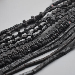 Бусины из черной лавы, 8 мм - Product Image 2