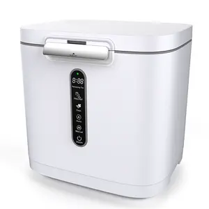 Triturador de residuos de cocina para el hogar, máquina compostadora eléctrica de 3,8 l, residuos de alimentos fáciles de reciclar