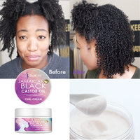 Crème coiffante pour boucles, activateur de boucles, crème définissante anti-frisottis pour cheveux naturels, boucles, spirales et ondulations