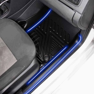 Alfombrillas Antideslizantes de TPE 5D para Auto, Alfombras Personalizadas para Pilot, Color Negro, Marca KQD, 1 Año de Garantía, Venta al Por Mayor de Fábrica - Product Image 3