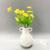 Vase en céramique de poterie décorative nordique Vases en porcelaine de fleur pour la décoration de la maison