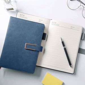 High Quality A5 PU Leather Hardcover Journal Notebook Thermal Binding 100 Sheets Magnetic Closure Embossed Logo Digital Printing - Product Image 3
