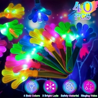 Hstyle Clappers lumineux à LED, quatre couleurs, jouets en plastique, accessoires de fête, jeux