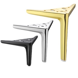 Patas para Muebles de 10cm, 12cm, 13cm, 15cm, 18cm, 20cm y 25cm, de Acero Laminado en Frío, Resistentes, para Gabinetes, Sofás, Mesas de Centro, Mesas de TV y Dormitorios - Product Image 1