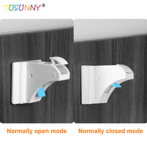 מנעול ארון בטיחותי לילדים, מנעולי מגירה מגנטיים מפלסטיק למטבח עם מפתח - Product Image 4