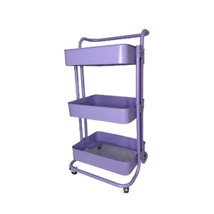 Chariot de rangement pour salon en acier au design moderne Chariot en métal bon marché pour produits de beauté, pâtisserie, restaurant, meubles pour la maison - Product Image 6