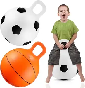 Threan 2 pcs Phễu bóng trong bóng đá bóng rổ phong cách 18 ''nhảy hoppity Bóng tập thể dục bóng Inflatable thể thao bouncy nhảy