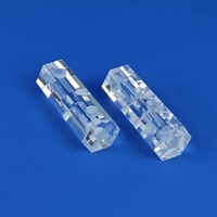 Tube en verre de quartz fondu pur à 99,99 %, transparent, sur mesure, avec trou en spirale, pour soudage, découpe et haute température