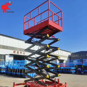 Hydraulic Mobile Scissor Lift Mini Lifting Platform 4m 5m 6m 8m 10m 12m 14m 16m 18m Towable Scissor Lift Platform Aerial Work - Product Image 1