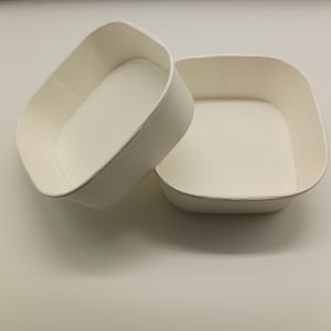 Emballage à emporter pour salade, bol en papier octogonal de qualité alimentaire, écologique, jetable, en papier kraft pour sushi, sandwich - Product Image 3