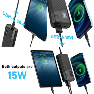 ที่ชาร์จในรถยนต์ 30W ช่องเสียบหลายพอร์ต สำหรับที่จุดบุหรี่  DC 12V 24V ปรับแรงดันไฟฟ้าได้ สูงสุด 84W พร้อมพอร์ต USB-C และ USB-A สำหรับชาร์จโทรศัพท์มือถือและแท็บเล็ต - Product Image 3