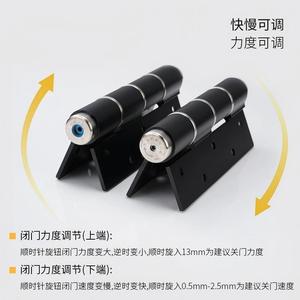 Charnière hydraulique Kaishengxi, charnière silencieuse à fermeture automatique en alliage d'aluminium de 2,5 mm, charnière pour meubles à haute capacité de charge - Product Image 4