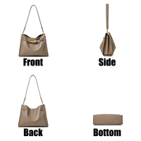 Fournisseur Premier de Sacs à Main Cuir Plein Grain Custom OEM Design Luxe Sac à Épaule Cuir de Vache pour Femme