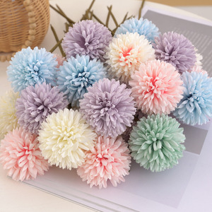 <b>Artificial</b> Chrysanthemum Silk Flower 6cm Head 30cm <b>Stem</b> High Simulation Wedding Decorations Living Room Arrangements - Product Image 1