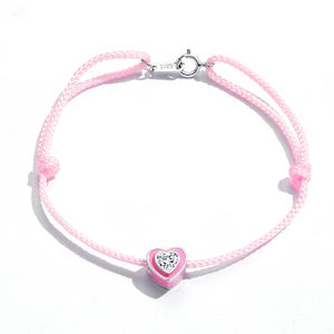 Cavigliera estiva da donna <span class=keywords><strong>in</strong></span> argento Sterling 925 placcato platino e zircone grado 5A - Product Image 1