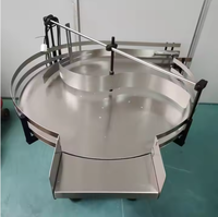 Bouteille ronde automatique peut étain Table d'alimentation rotative Accumulation Table de désembrouillage Machines plateau tournant