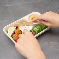 Fourchette jetable en bagasse de canne à sucre, design moderne, légère, écologique et compostable, pour salades et restaurants