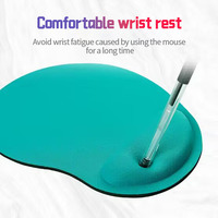 Tapis de souris ergonomique en EVA avec repose-poignet antidérapant, tapis de jeu personnalisé OEM par sublimation, support de poignet pour la maison et le bureau