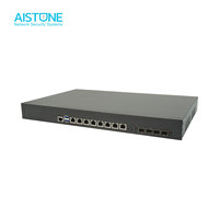 Firewall i7 6700 Quad core 8LAN 2.5G 4SFP+ 10G Server 2DDR4 VGA HD 2output 1U Rack chassis Router Harga Pabrik
