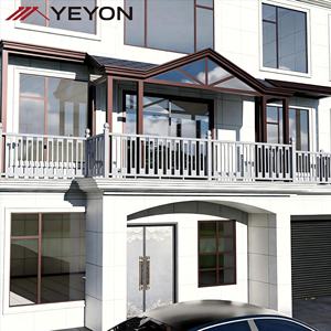 Yeyon 2026 OEM Moderne Serre en verre à <span class=keywords><strong>toit</strong></span> <span class=keywords><strong>plat</strong></span> en aluminium, <span class=keywords><strong>double</strong></span> vitrage trempé, pour cuisine extérieure, parc, résidentiel et extérieur - Product Image 2