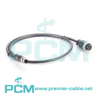 Câble CANBus M12 A-Code 5 broches mâle vers 7/8'' 5 pôles femelle Minifast pour l'automatisation Fieldbus DeviceNet Capteur Actionneur