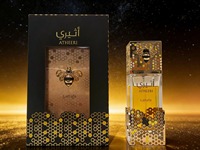 Parfum Unisexe Atheeri Honeycomb, Floral Fruité Boisé, Style Moyen-Orient Arabe de Dubaï, Format Standard, Vaporisateur Liquide, Parfum Longue Durée