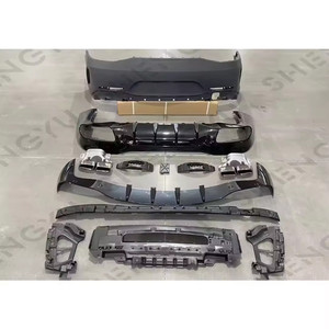 Kit carrosserie pour Benz A-<span class=keywords><strong>MG</strong></span> <span class=keywords><strong>GT</strong></span> 2020-2021 à A-<span class=keywords><strong>MG</strong></span> Style GT63S avec pare-chocs de voiture avec grille arrière lèvre queue gorge - Product Image 2