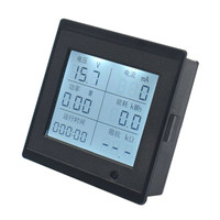 Voltímetro Amperímetro Digital CC 6-100V 20A Vatímetro Medidor de Voltaje Amperios Corriente Probador de Tiempo e Indicador de Potencia 12V 24V 36V 48V 100V