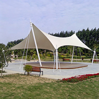Carpas de Toldo Modernas de PVDF con Diseño Personalizado de Fábrica para Juegos Infantiles al Aire Libre, Arquitectura Paisajística, Estructura de Membrana Tensada