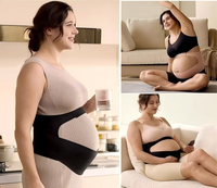 Ceinture de soutien abdominale fine et respirante pour la seconde et la troisième trimestres de grossesse, soulage la pression lombaire, attelle prénatale lombaire