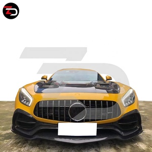 Venta caliente ZD estilo fibra de carbono Kit de carrocería para <span class=keywords><strong>AMG</strong></span> GT GTS <span class=keywords><strong>GTC</strong></span> 2017-2021 con Spoiler delantero labio trasero falda lateral labios ala - Product Image 3