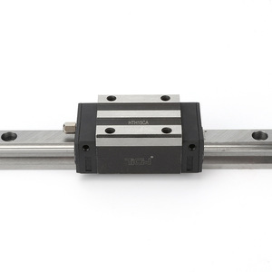 Bloque de guía lineal TGN HTH15CA de 15 mm con brida negra de perfil bajo para sistemas de movimiento de precisión - Product Image 1