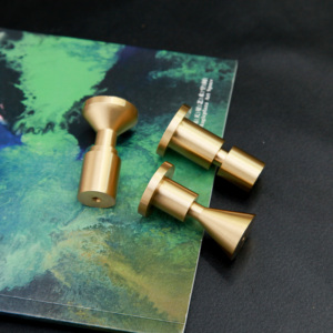 Maxery Thiết Kế Độc Đáo Sang Trọng Satin Brass Tường Móc Rắn Brass Quần Áo Móc Cho Treo Phòng Tắm Khăn Quần Áo - Product Image 5