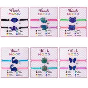 สร้อยข้อมือยางยืดเปลี่ยนสีตามอุณหภูมิ ลายม้าเต่า ชุดสร้อยข้อมือมิตรภาพสำหรับเด็กผู้หญิง - Product Image 5