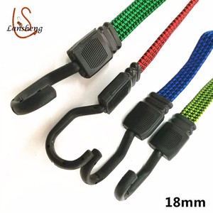 <span class=keywords><strong>Bungee</strong></span> de goma para bicicleta, accesorio elástico de 18mm con gancho de plástico, barato, fabricación profesional - Product Image 3