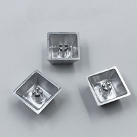 Wholesale Custom Logo Accessory Keycaps Plating Laser Keyboards Alloy Metal Keycap
