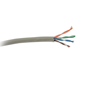 <span class=keywords><strong>สาย</strong></span> LAN <span class=keywords><strong>ภายใน</strong></span> CAT5e CCA, 1000ft, สีเทา, <span class=keywords><strong>สาย</strong></span>เคเบิลอีเทอร์เน็ตขนาดใหญ่ที่เป็นของแข็ง, 24AWG 4คู่, คู่บิดเกลียวที่ไม่มีการป้องกัน (UTP), กล่องดึง305เมตร - Product Image 2
