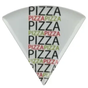 Plato triangular de melamina para pizza, bandeja y plato pia con diseño personalizado