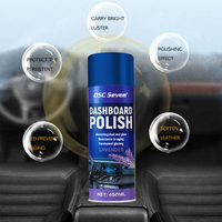 DSC SEVEN Entretien automobile : Cire en spray silicone pour tableau de bord et cuir