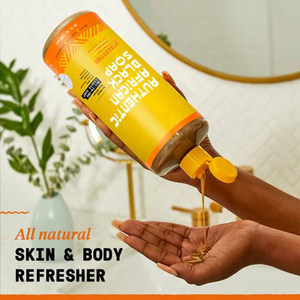 Vente en gros de produits de soins de la peau Ingrédients naturels Savon noir africain à l'huile de palme liquide avec étiquette blanche personnalisée - Product Image 3