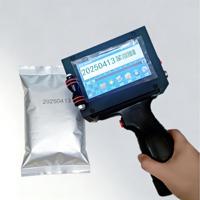 Impresora de Etiquetas de Inyección de Tinta Semiautomática Portátil, Codificador Inteligente de 600 DPI para Impresión de Códigos de Lote en Cajas de Cartón (Certificado CE)