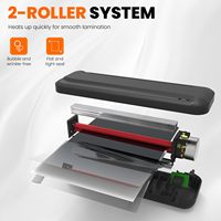 Plastifieuse automatique de table Ofitech OL285 Zhejiang pour documents A3/A4, alimentation automatique, plastification à chaud et à froid