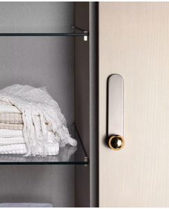 Modern Zinc Alloy Door Handles for Cabinets Wardrobes Drawers Bathroom Living Room Hotel Use-Durable Easy Installation - Product Image 6