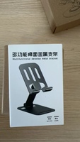 Support de téléphone portable en métal de bureau rotatif à 720 degrés en acier au carbone avec revêtement en poudre